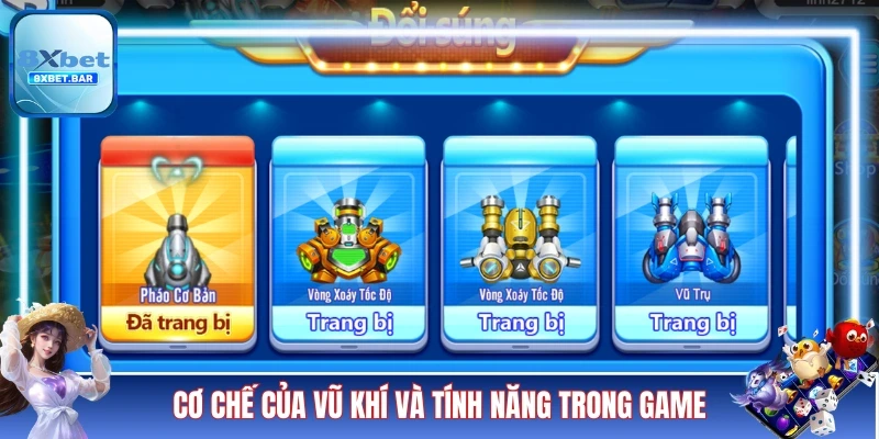 Giải thích cơ chế của vũ khí và tính năng trong gamev