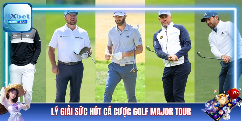 Lý giải sức hút cá cược Golf Major Tour