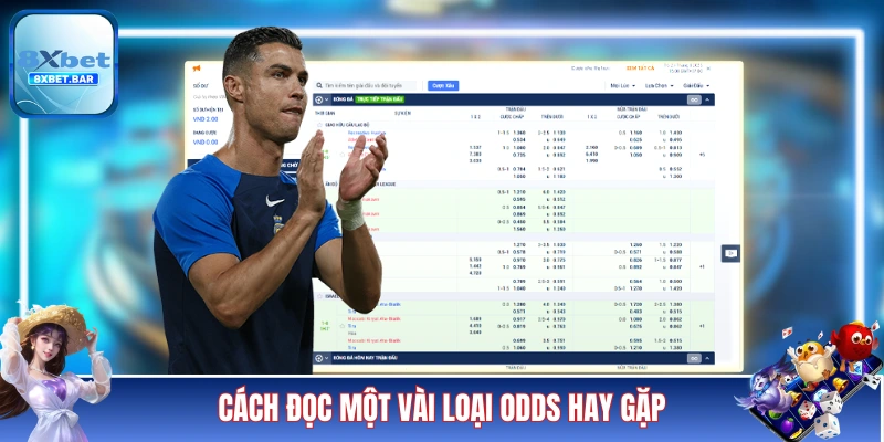 Cách đọc một vài loại odds hay gặp trên bảng cược
