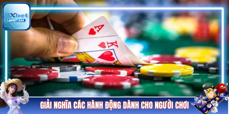 Giải nghĩa các hành động dành cho người chơi
